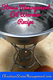 Stress management oil warmer recipe