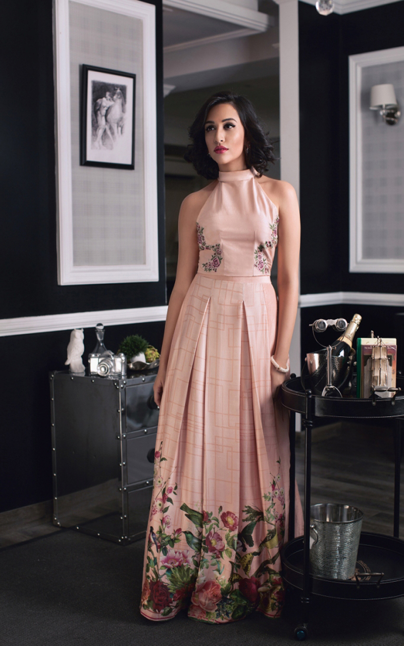 Thread and Motifs Formal 2016 Skirt & Blouse Design Code 3623