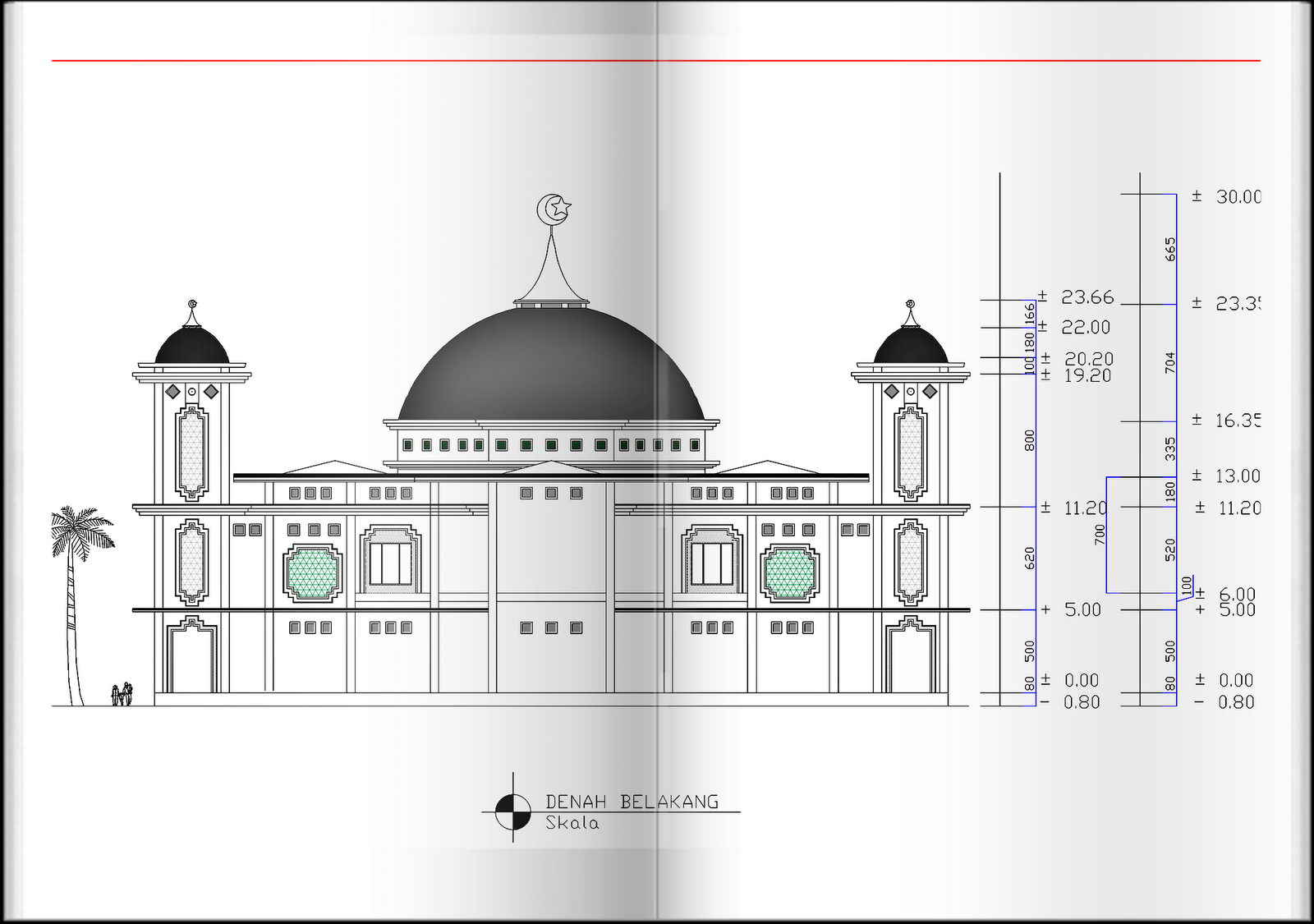 Gambar Design Masjid Besar 40 X 40 M 2d Home Design And Ideas