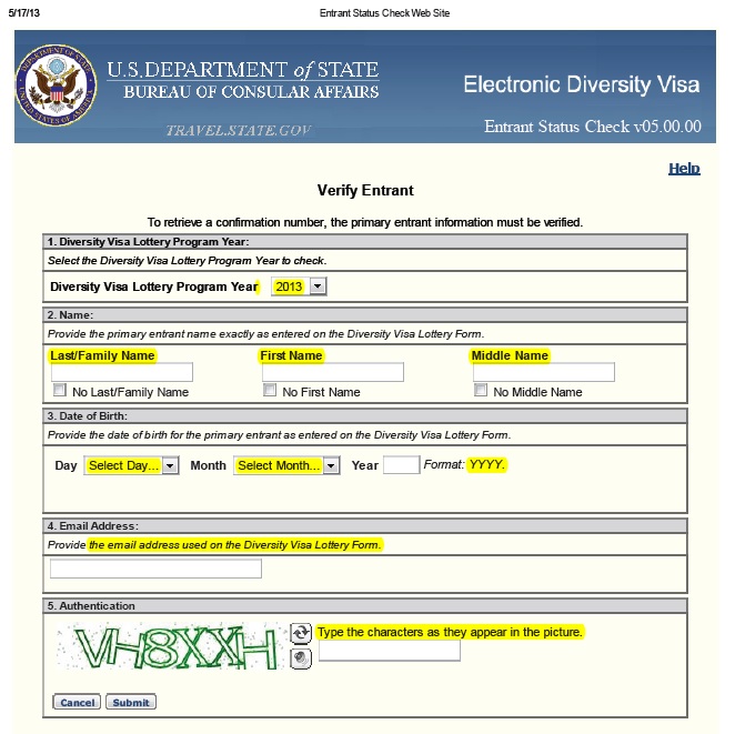 Entrant Status Check >> Dv Lottery 2019 Case Number Entrant Status Check >> Dv Lottery 2019 Case Number