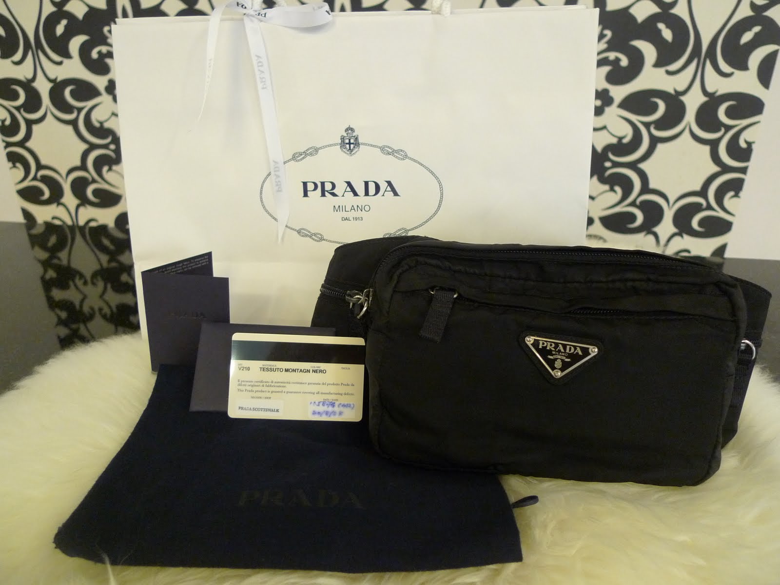 prada pouch sale