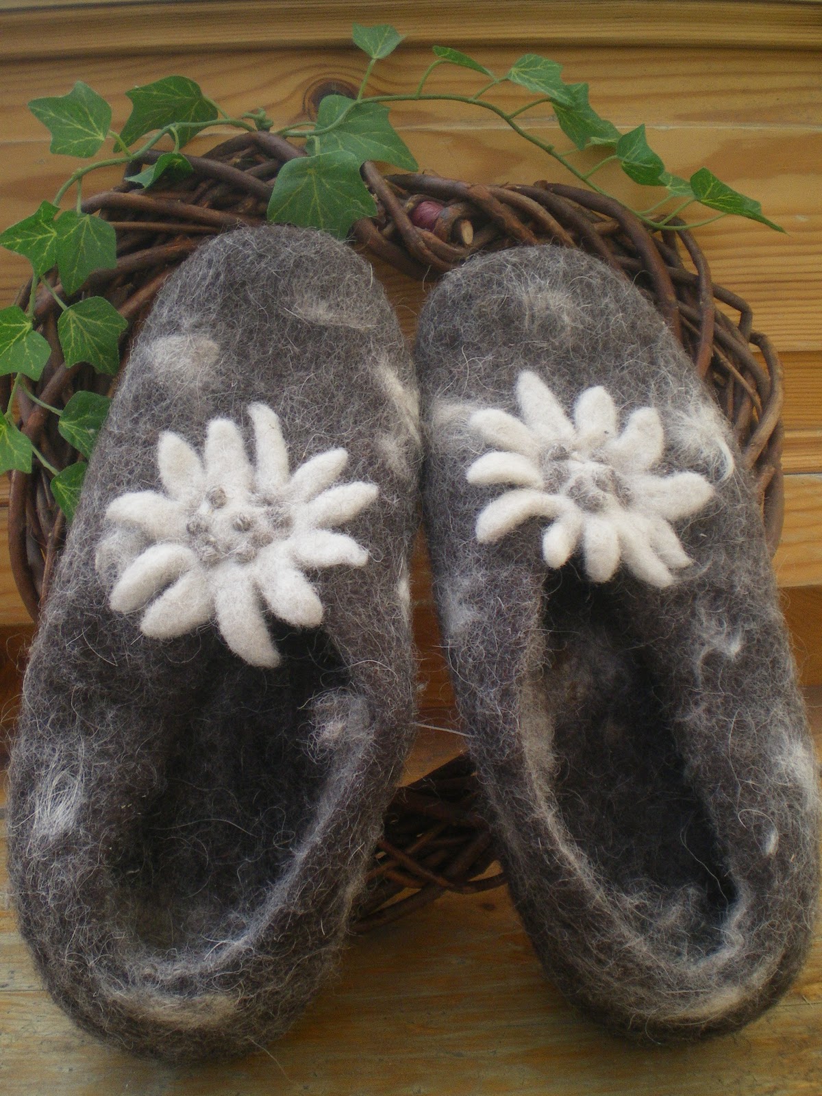 pantofole lana cotta