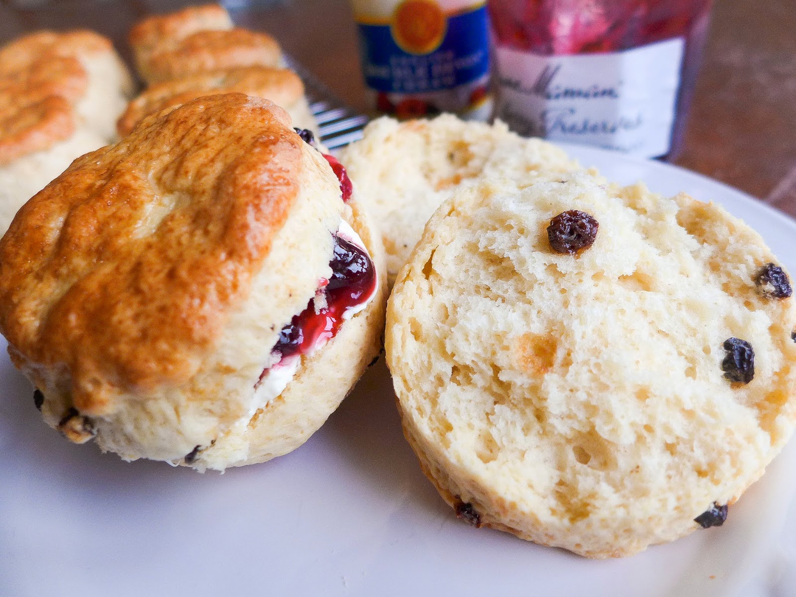 Dimples &amp; Delights: Classic British Scones with Currants