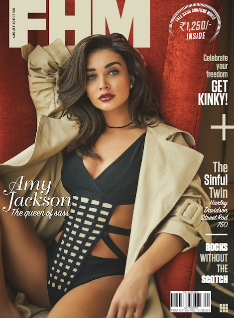 AMY JACKSON in FHM Magazine, India August 2017