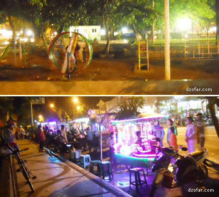 Dalam dan luar alun alun