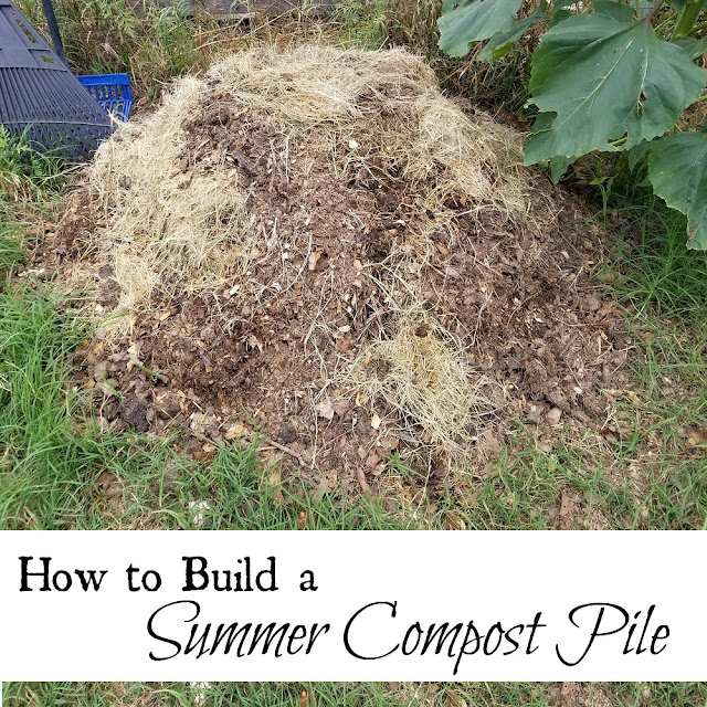 How to Build a Summer Compost Pile Oak Hill Homestead
