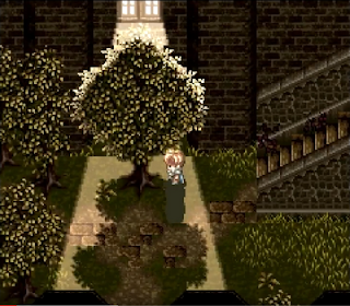 Tales of Phantasia - Luz tras árbol