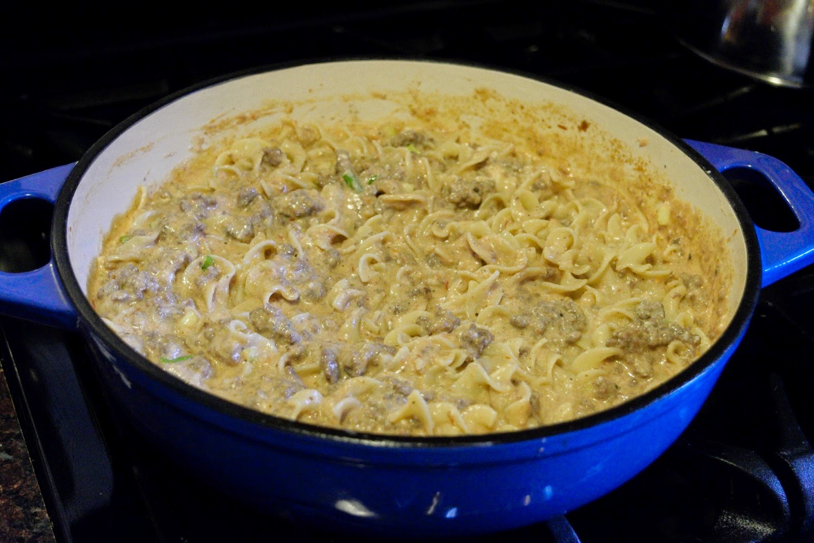 Cheesy Sour Cream Noodle Bake The Kitchen Wife