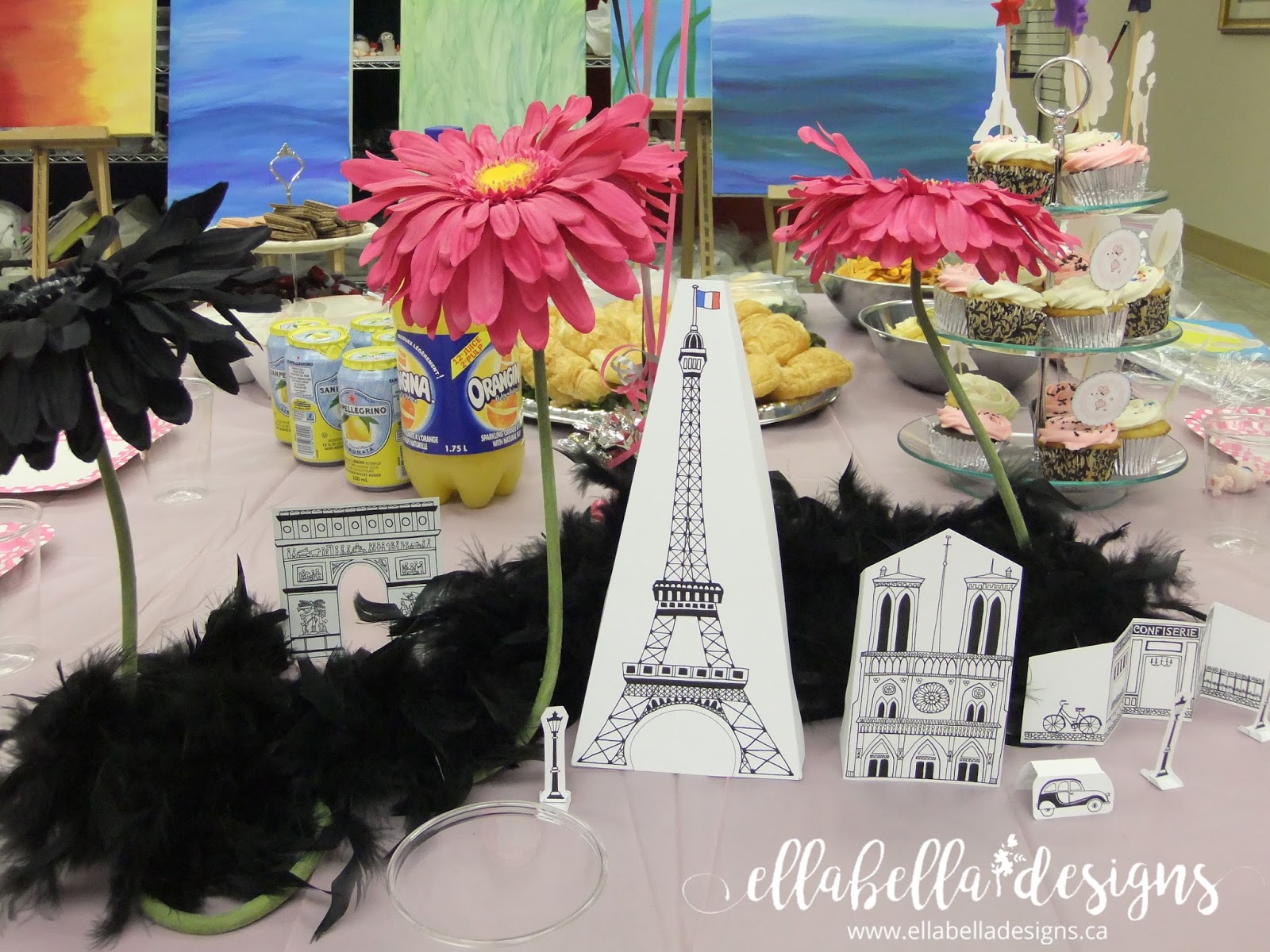 Ellabella Designs French Pink Poodle Paris 8th Birthday Party