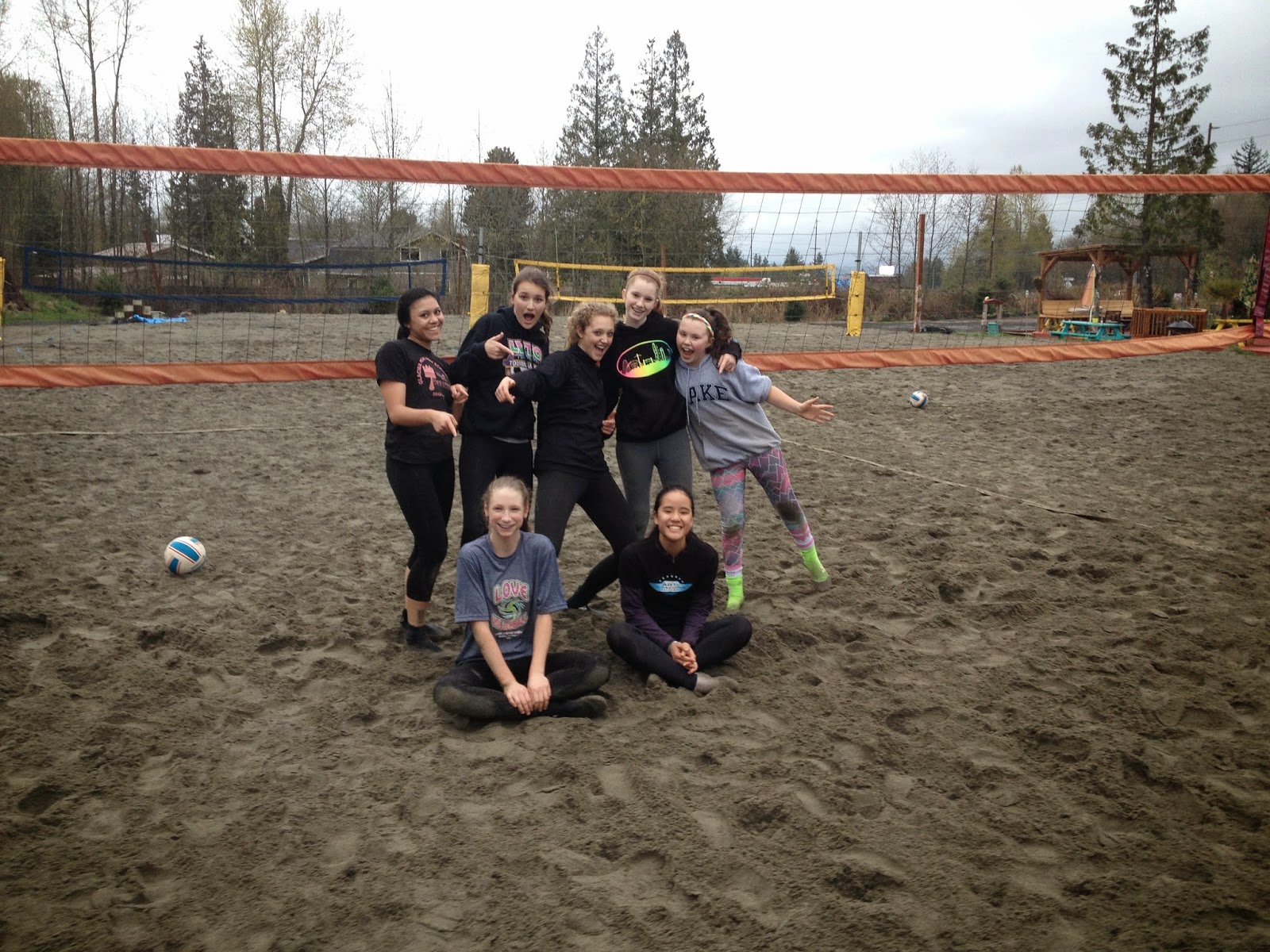 Mukilteo Lighthouse Park Beach Volleyball Training