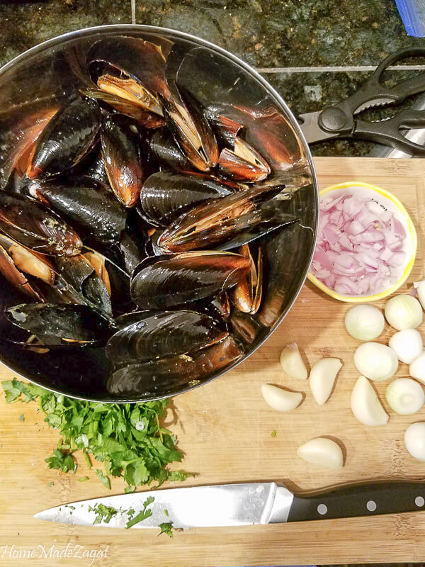 Mussels in Coconut Milk
