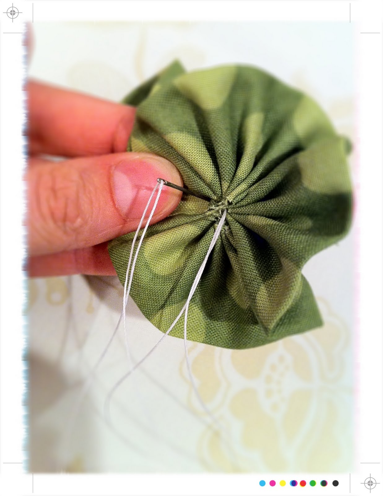 Ruffle Fabric FlowersHow To B.Cheniful