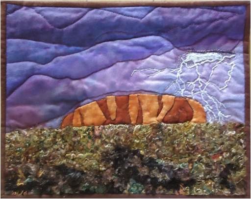 Landscape quilt completed