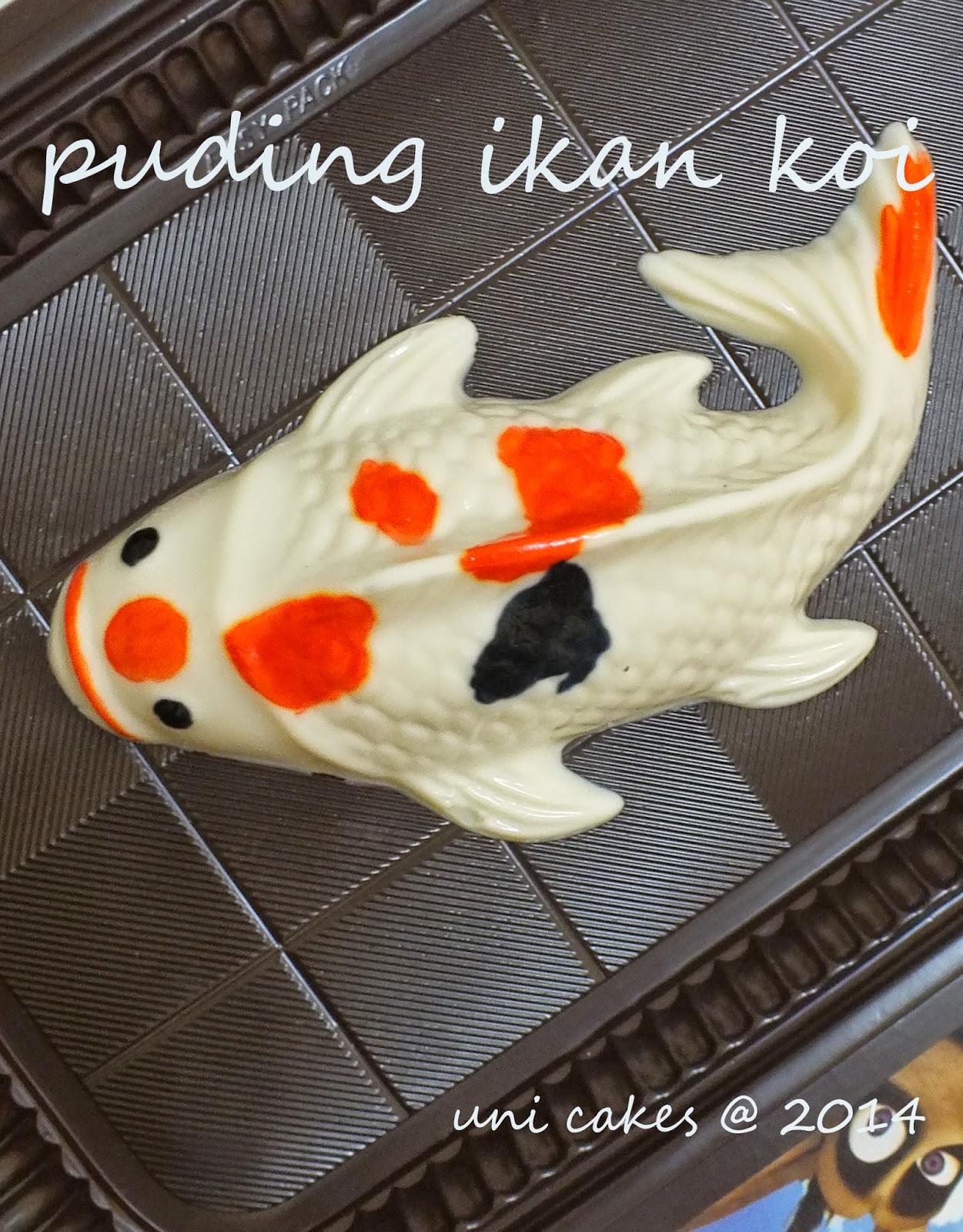Puding Ikan Koi Teknik Painting