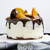Chocolate Clementine Marble Layer Cake With Marmalade G...