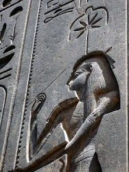 La diosa egipcia Seshat, compañera de Thot