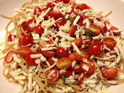 Summertime Pasta with Tomato and Basil | Addicted to Recipes