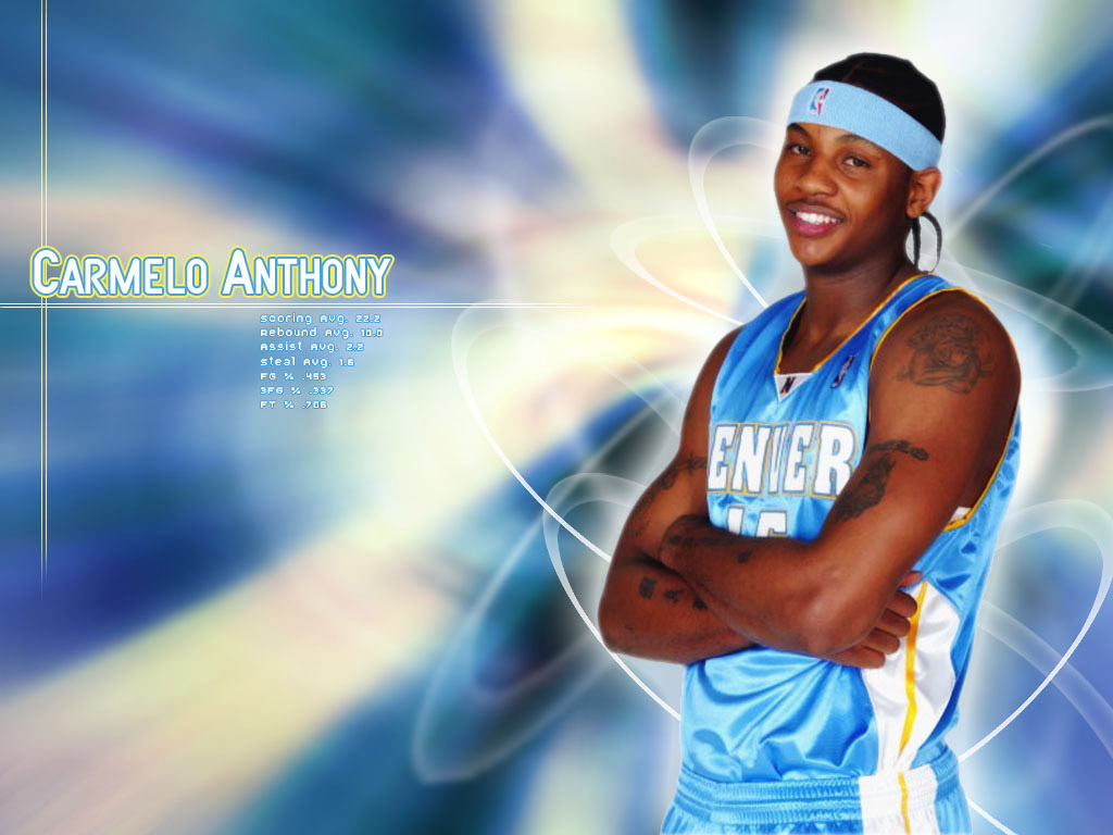 Sports Beauty: Carmelo Anthony American Basketball Player
