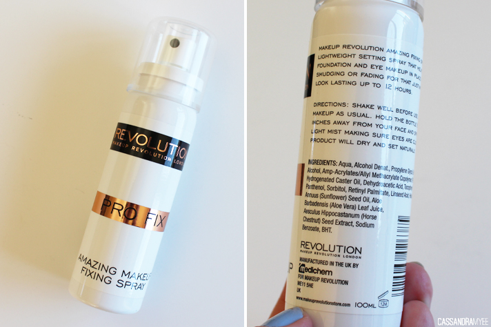 MAKEUP REVOLUTION // Haul + First Impressions - Pro Fix Amazing Makeup Fixing Spray - CassandraMyee