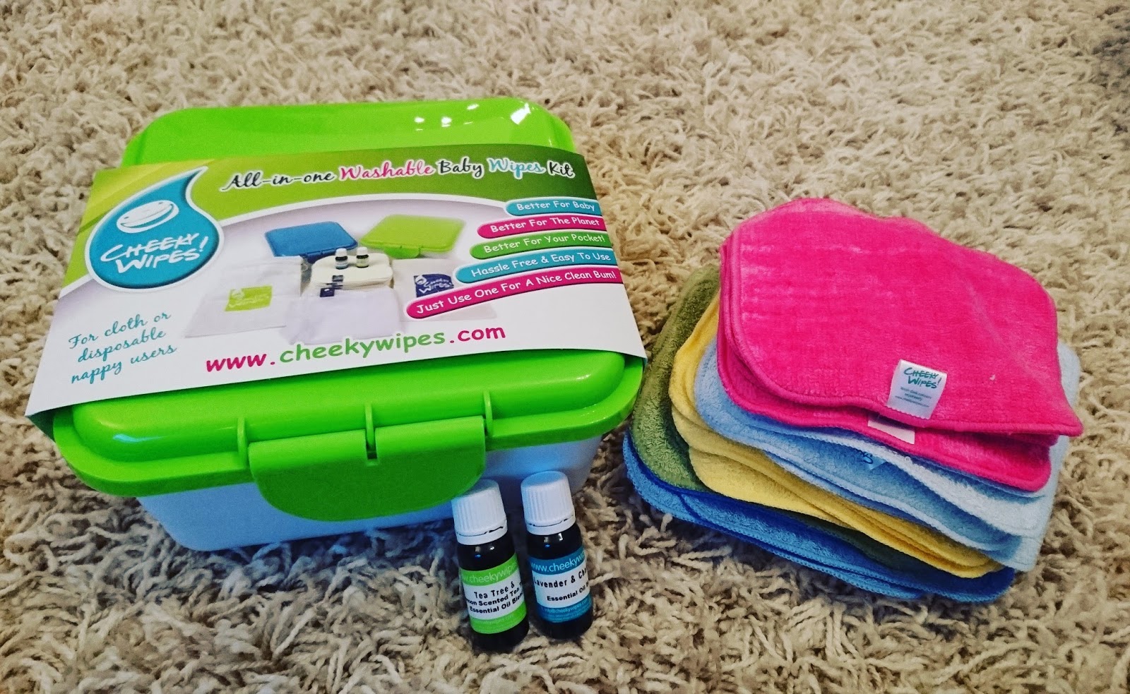 Game Schooling Mama Cheeky Wipes Reusable Baby Wipes Kit Review