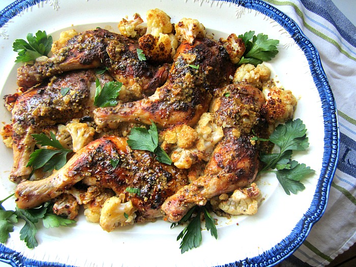 Tarragon Mustard Chicken Legs