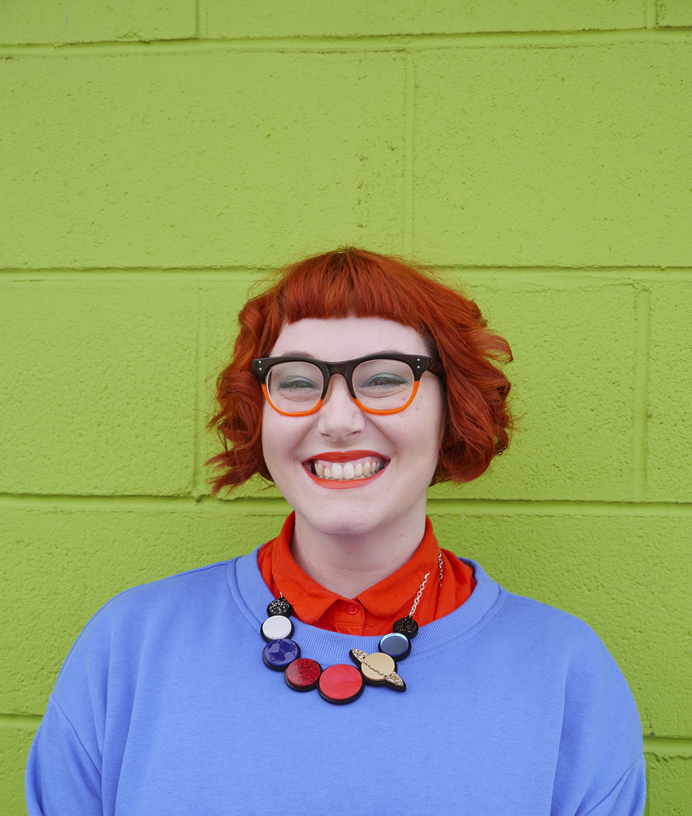 Colourful style inspired by Chuckie from Rugrats Colourful style inspired by Chuckie from Rugrats featuring vintage glasses and retro Sugar & Vice