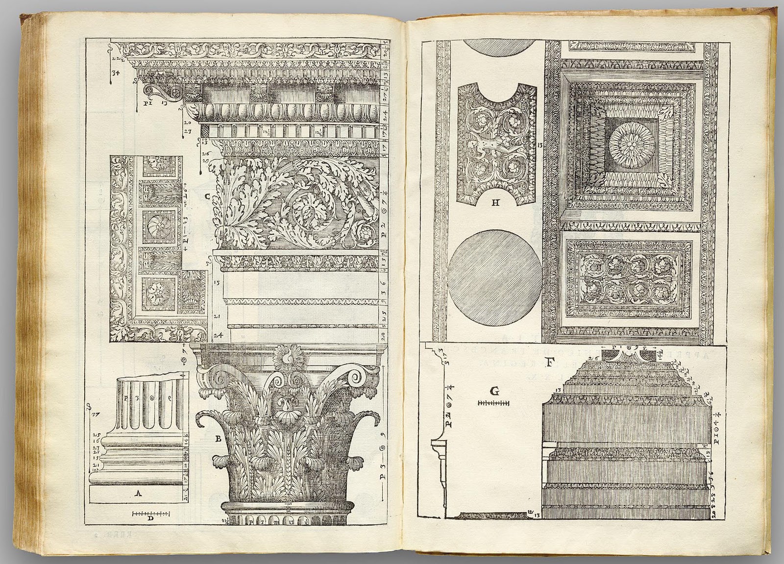 facsimilium Quattro Libri dell'Architettura (The Four Books of Architecture, 16th Century)