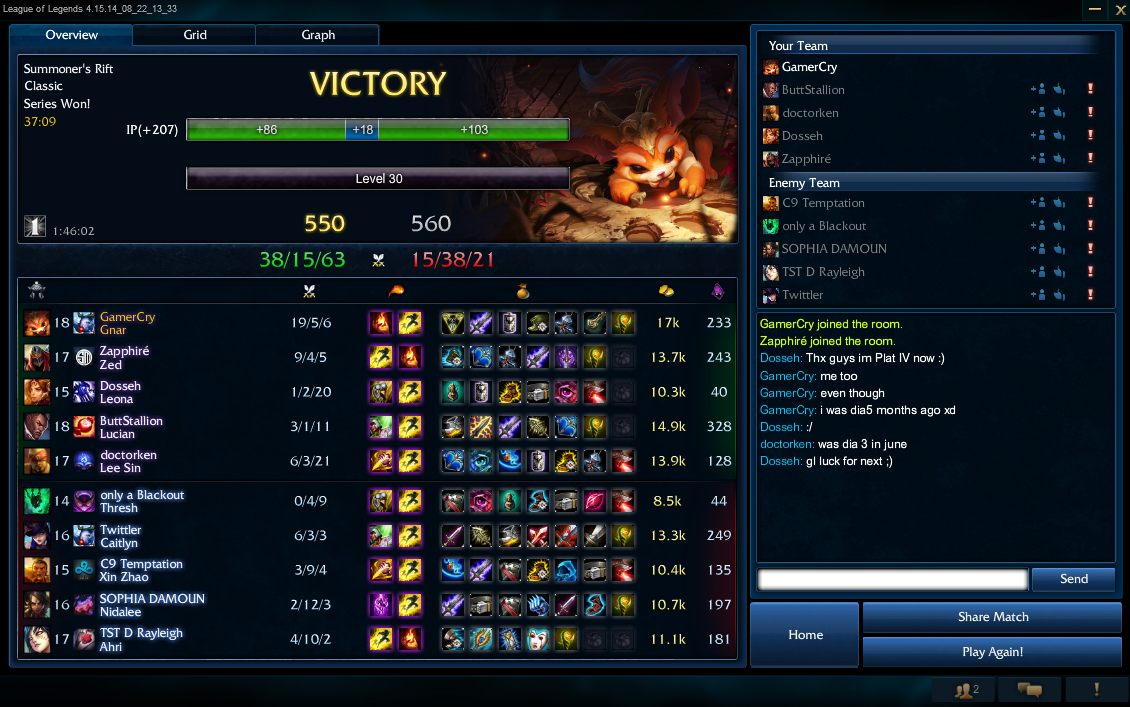 GamerCry's LoL Adventures