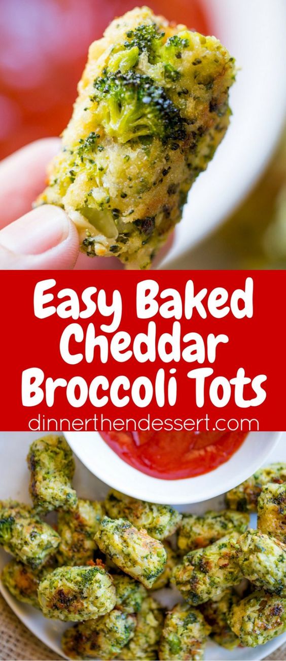 BAKED CHEDDAR BROCCOLI TOTS Moms Cooking