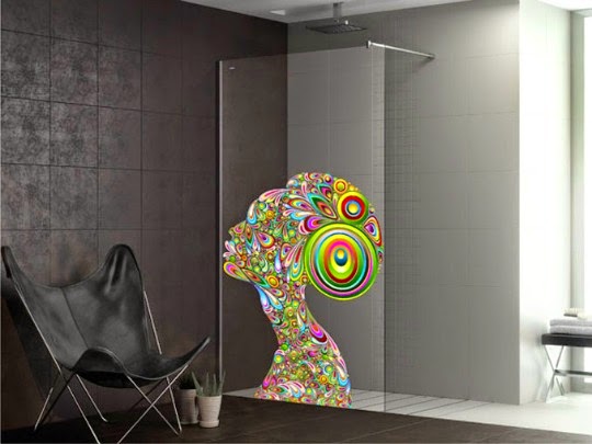 Shower screens turned into works of art