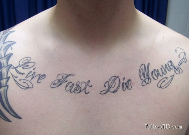 Tumblr Tattoo: Tattoos For Men On Chest Words