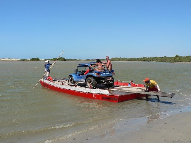 Ferry near Jericocoara