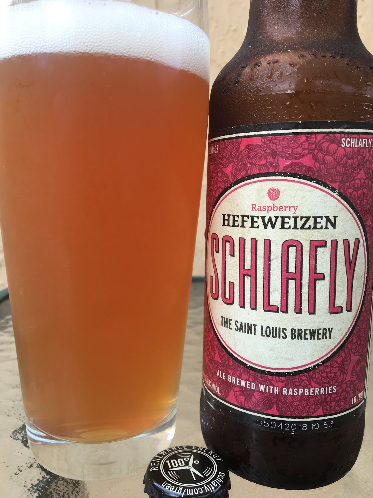 Daily Beer Review Schlafly Raspberry Hefeweizen