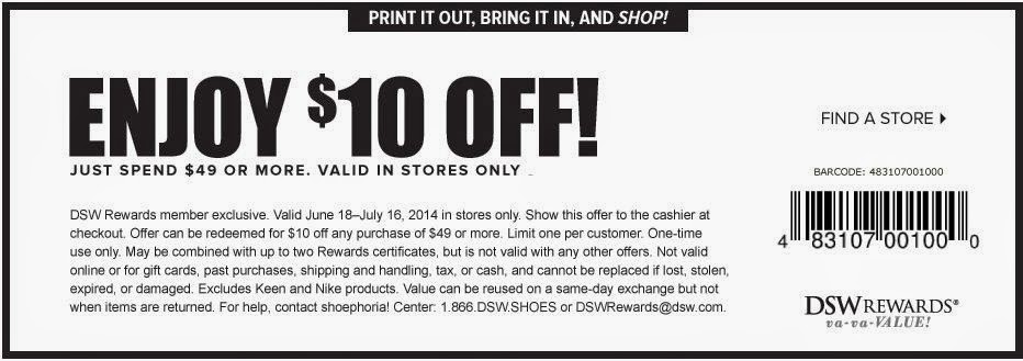dsw discount