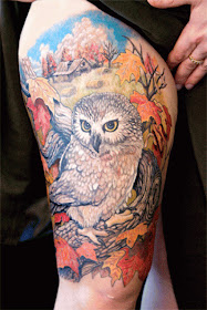 Quality Drawn Thigh Tattoos