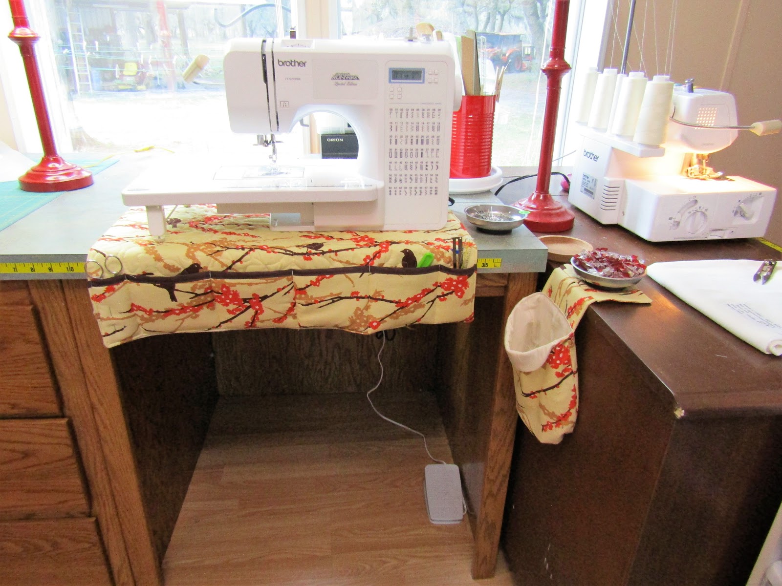 Sew Plus Sewing Machine Mat & Thread Catcher bag