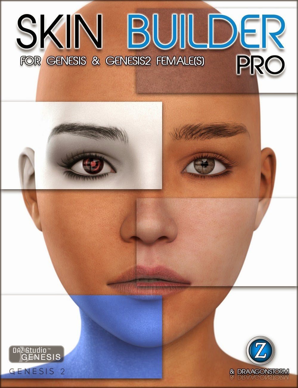 3d Model Art Zone: 3d Models - Skin Builder Pro for Genesis and Genesis 2 Female(s)