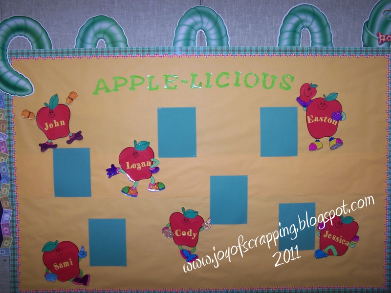 The Joy of Scrapping: Good Work Bulletin Board