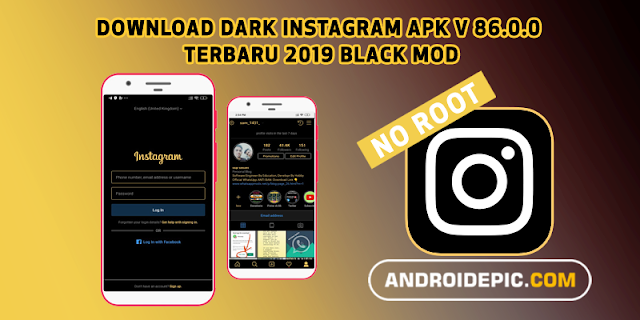 Instagram Black Mod untuk android adalah instagram versi modifikasi dengan tema hitam yang keren dan fitur tambahan yang tidak ada di versi resmi.