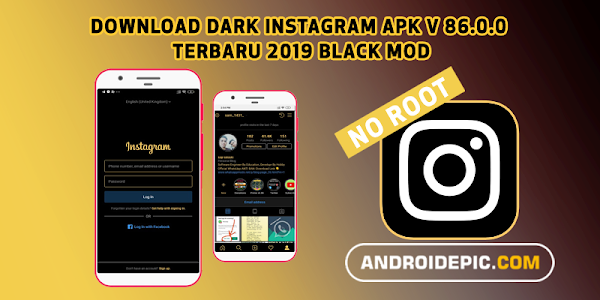 Download Dark Instagram Apk V 86.0.0 Terbaru 2019 Black Mod