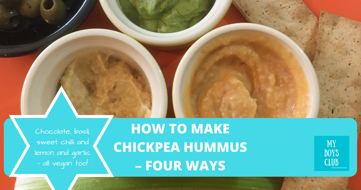 How to Make Chickpea Hummus – Four Ways