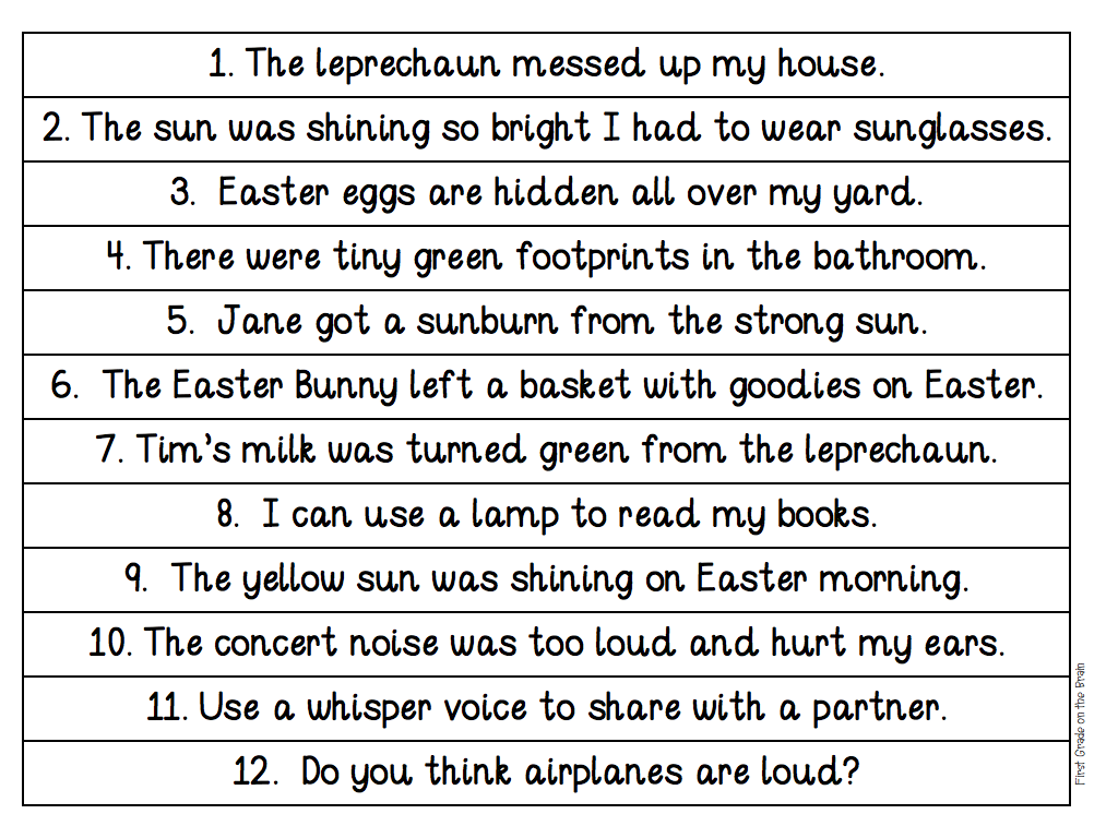 First Grade on the Brain