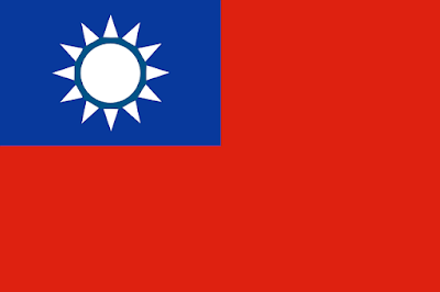 Bendera Negara Taiwan di Kawasan Asia Timur