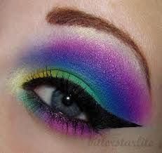 Colorful Shades Eye Makeup