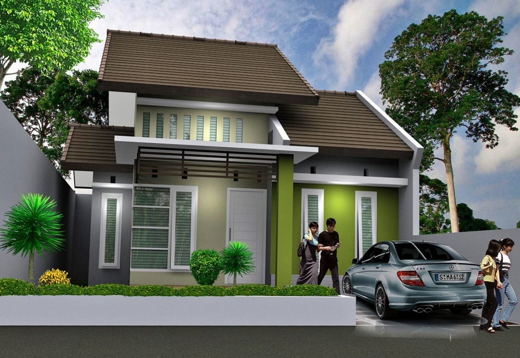 25 Rumah  Sederhana Minimalis Type  36  Beserta Denahnya 