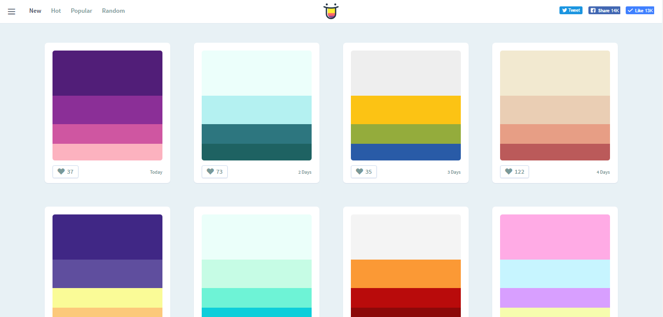 أفضل موقع لعمل ألوان متناسقة وإحترافية لتصميمك!