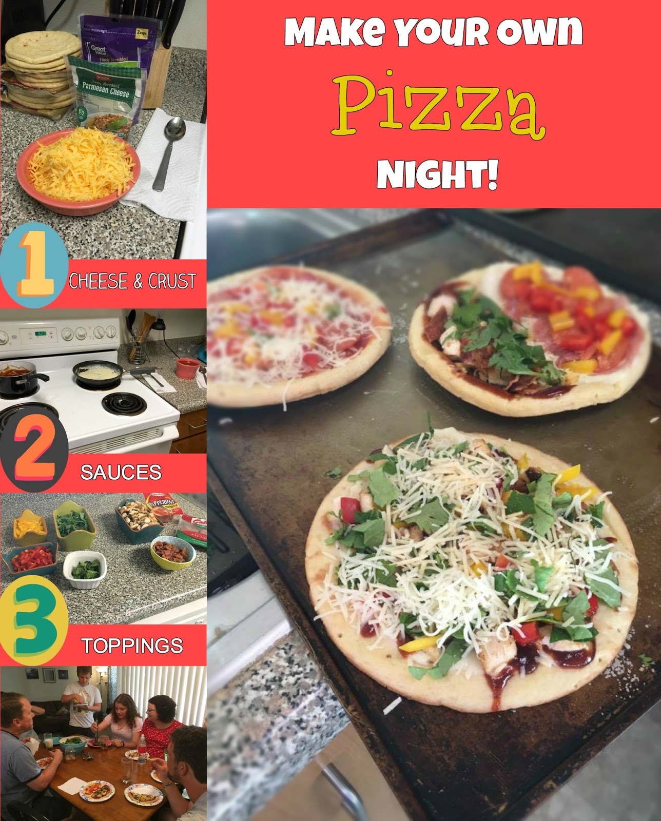 A Cup of Tea with Kelsey Make Your Own Pizza Night!