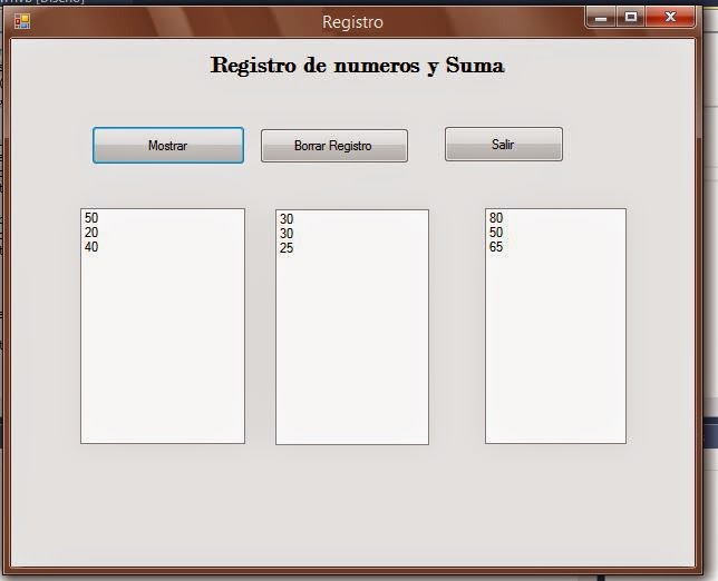 Programacion Basica y Avanzada.: Aporte personal de Visual Basic