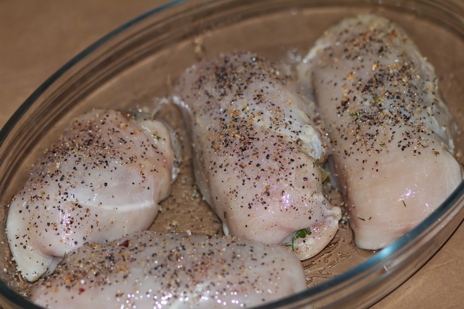 Куриная грудка фаршированная овощами