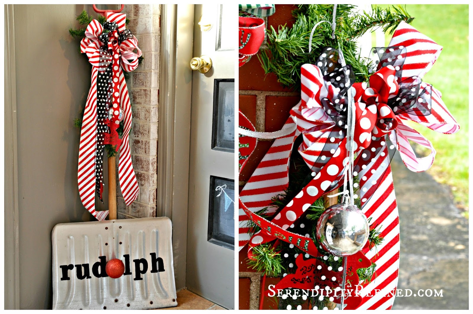 Serendipity Refined Blog Hand Painted Vintage Snow Shovels